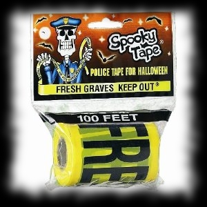 Fresh Grave Keep Out Crime Scene Tape Halloween Decoration