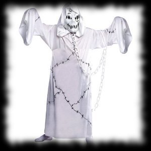 Ghostly Ghoul in Chains Haunting Your Graveyard This Halloween