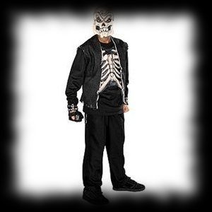 Party Ideas for Halloween Graveyard Reaper Skeleton Costume