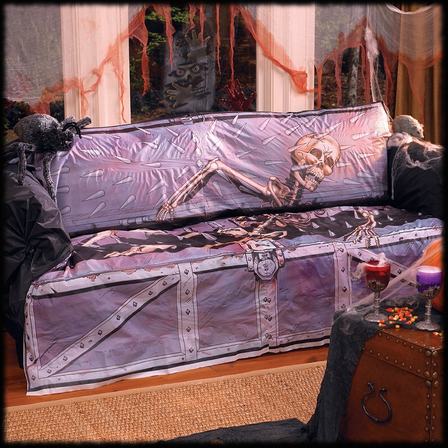 Haunted House Sofa Coutch Cover for Halloween Parties