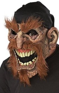Scary Pirate Halloween Mask Ani-Motion Animated Mask mouth open