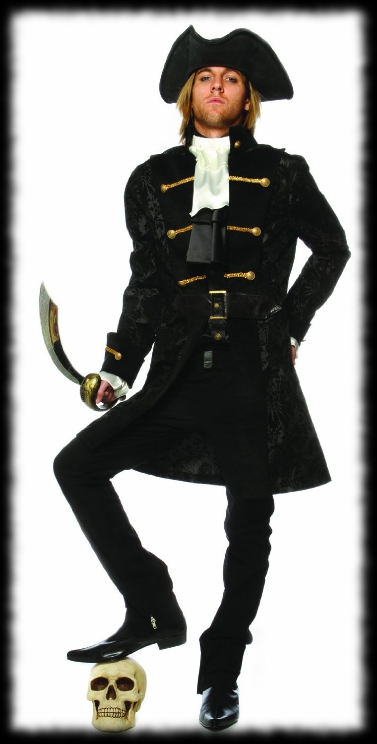 Black Pirate Halloween Costume For Sale