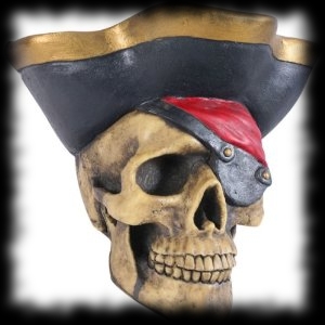 Pirate Skull Halloween Decoration Idea