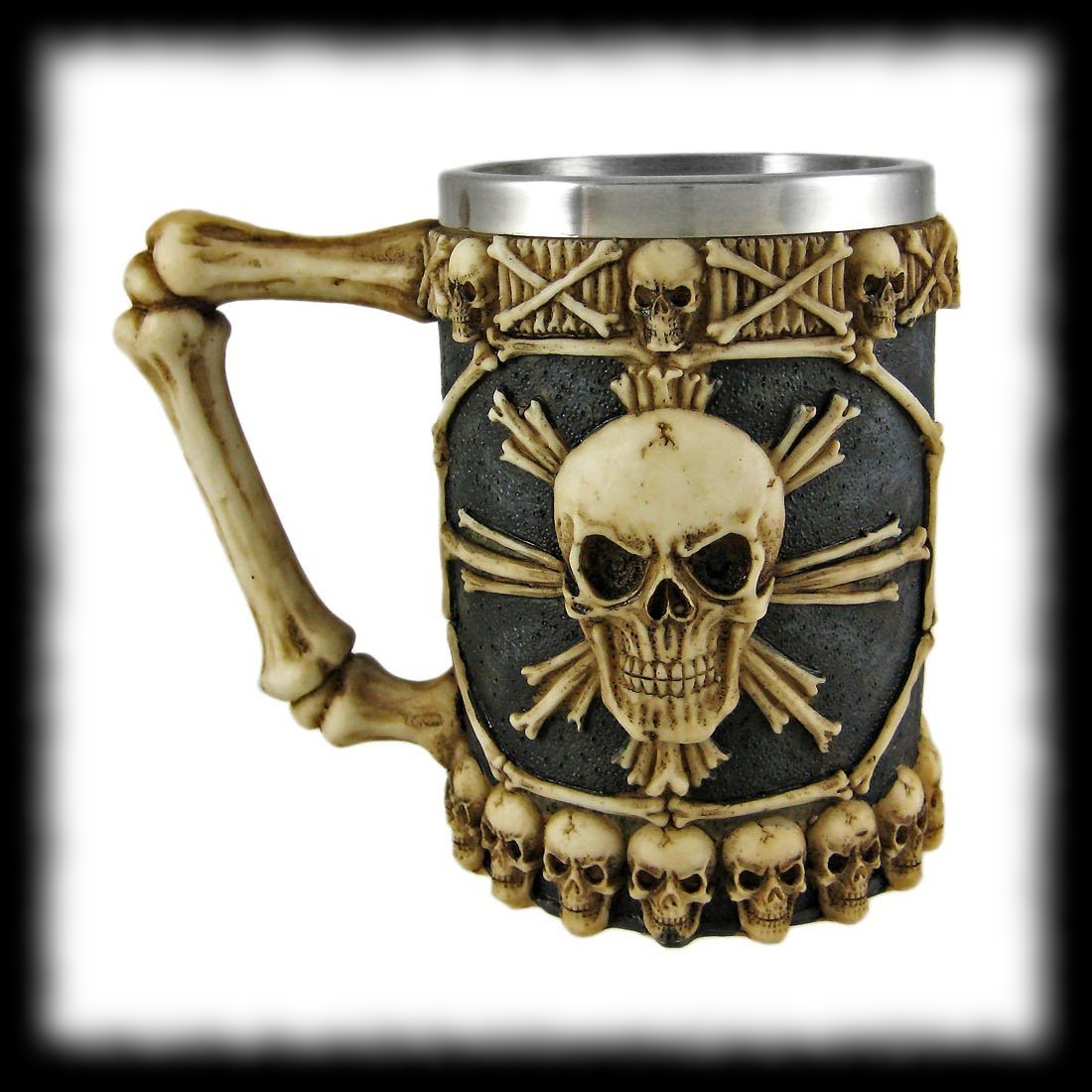 Pirate Skull Beer Stien Tankard For Sale Halloween Cup