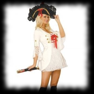 Lady's Pirate Costume for Halloween Parties