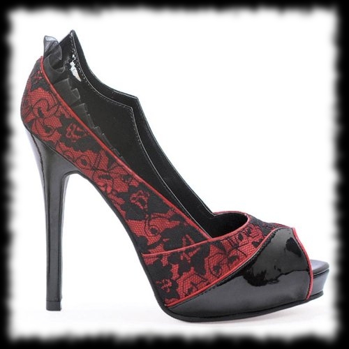 Vampiress Red High Heel Shoe For Sale Halloween Accessories
