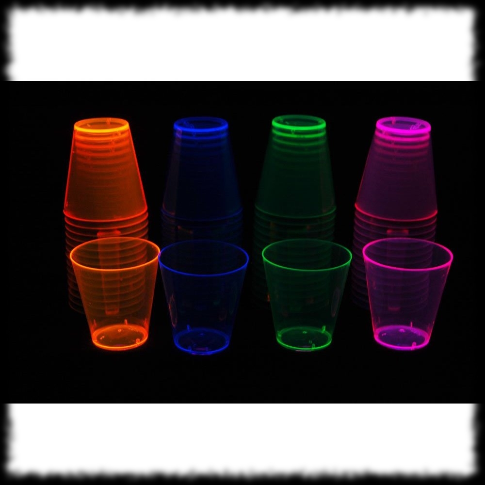 Black Light Cup Ideas For Halloween Parties