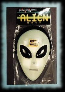 Glow in the Dark Halloween Alien Mask Idea