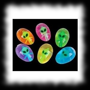 Glowing Alien Baby Eggs with Putty Party Favors