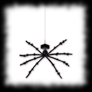 Motorized Dropping Spider Halloween Decoration