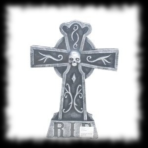 Light Up Cross Graveyard Tombestone For Sale