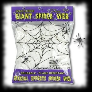 Realistic Strech Spiderwebs For Halloween Party Decoration Ideas