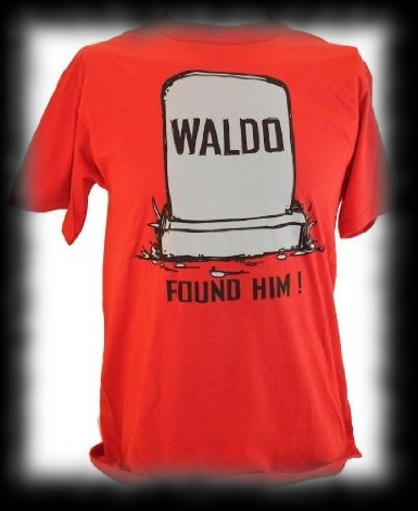 Wheres Waldo Tombstone T-Shirt Found Him Funny Halloween Costume