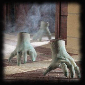 Animated Crawling Hand Haunted House Prop Idea