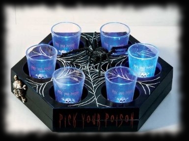 Halloween Party Drinking Game Pick Your Poison Shots