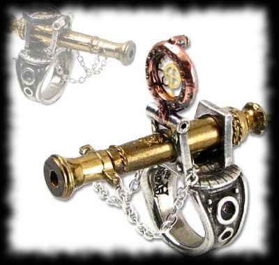 The coolest pirate ring ever! Cannon Pirate Ring Costume Accessory Idea