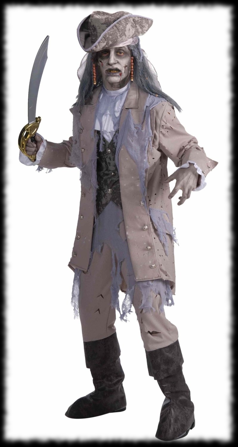 Ghost Pirate Costume for Halloween Parties