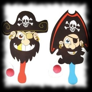 Pirate Paddle Ball Party Favors Halloween Activities