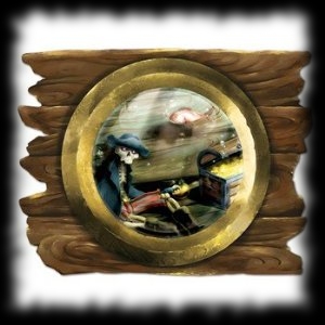 Party Decorating Ideas for Pirate Halloween Themes Wall Portholes