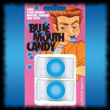 Turn Your Mouth Blue Candy Halloween Trick Pranks