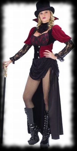 Deluxe Vampiress Halloween Costume For Sale