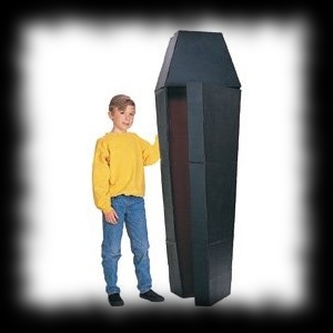 Halloween Party Decoration Ideas Life Sized Coffin Prop