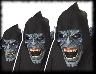 Moving Vampire Halloween Mask Animated