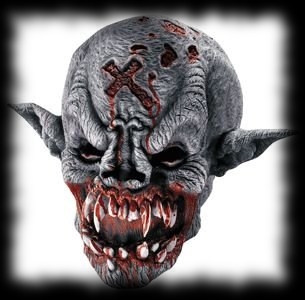 Vampire Monster Mask with Cross Brand Halloween Costume