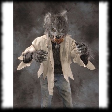 Gray Werewolf Shirt Halloween Costume Idea