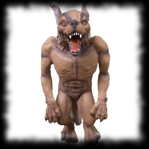 Wolfman Halloween Figure Werewolf Decoration 17" Tall
