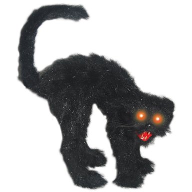 Witches Black Cat Screeches and Lights Up For Sale