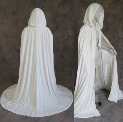 The White Witch Good Glinda Deluxe Velvet Cloak Costume