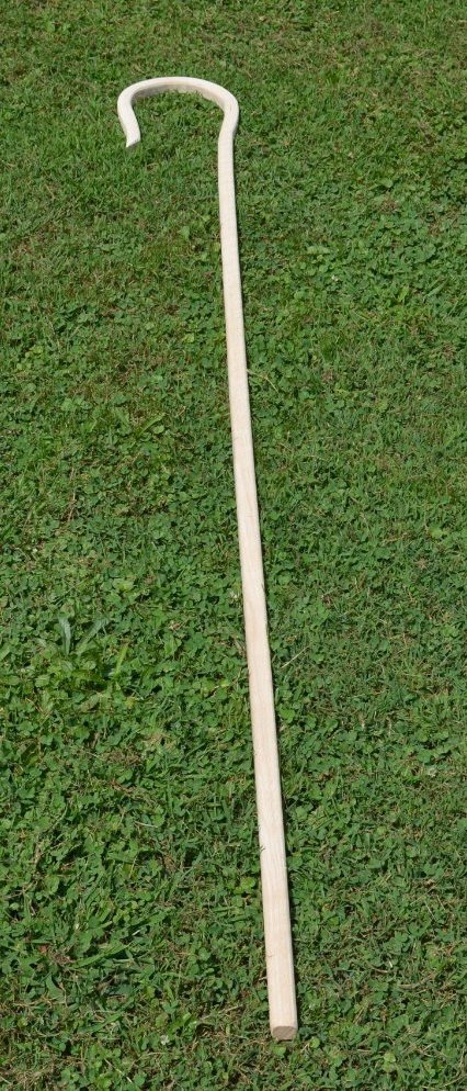 Deluxe Wiccan Witch Hooked Wood Handmade Staff