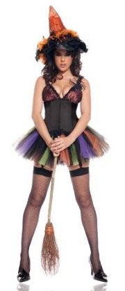 Women's Sexy Spider Witch Halloween Costume For Sale