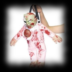 Party Ideas Zombie Theme Bloody Baby Zombie Prop
